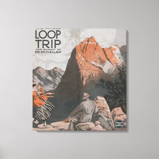McClellan & Loop Trip Travel Poster Leinwanddruck