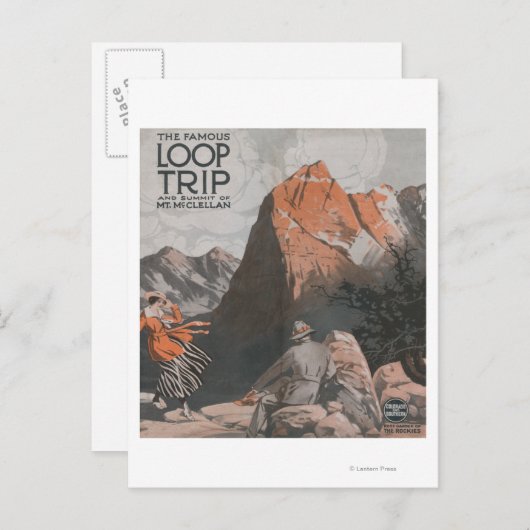 McClellan & Loop Trip Travel Poster Postkarte (Vorne/Hinten)