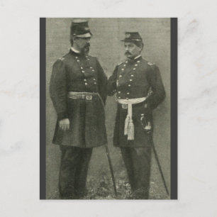 McClellan und McDowell Postkarte