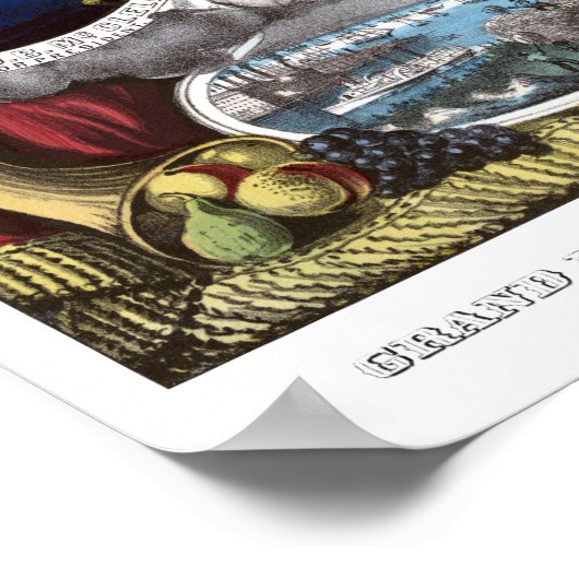 McClellan und Pendleton Campaign Poster (Ecke)