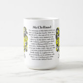 McClelland Familien-Wappen Kaffeetasse (Mittel)