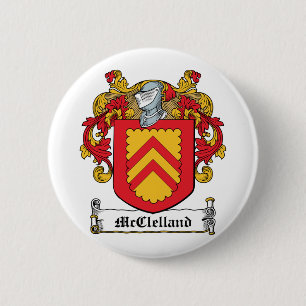 McClelland Familienwappen Button
