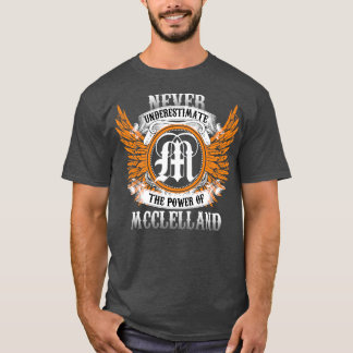 McClelland Name Shirt unterschätzt nie die Macht