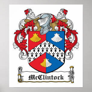 McClintock-Familienwappen Poster