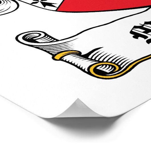 McClintock-Familienwappen Poster (Ecke)