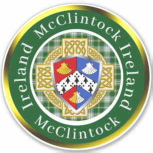 McClintock Shield & Celtic Cross Personalisiert Aufkleber