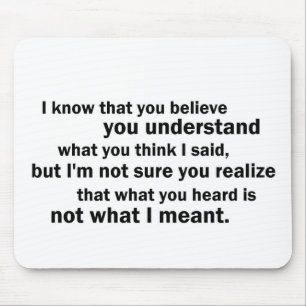 McCloskey auf dem Verständnis Mousepad