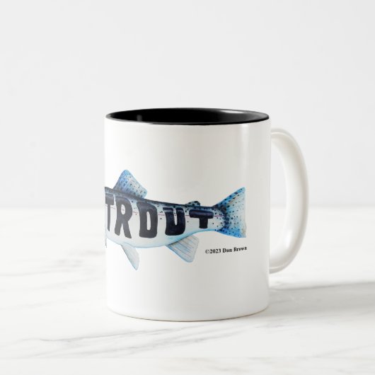 McCloud-River-Regenbogenforelle; Tasse (VorderseiteRechts)