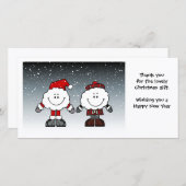 McClouds danken Ihnen Dankeskarte (Vorne/Hinten)