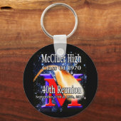 McCluer High Class von '70 40. Wiedersehen Schlüss Schlüsselanhänger (Vorderseite)