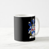 McClure Coat of Arms Familienwappen Kaffeetasse (VorderseiteRechts)