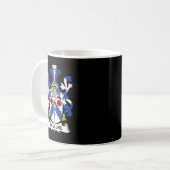 McClure Coat of Arms Familienwappen Kaffeetasse (Vorderseite Links)
