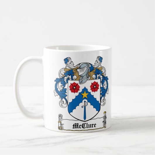 McClure Familienwappen Kaffeetasse (Links)