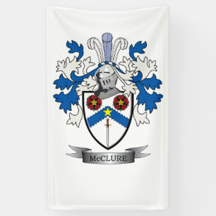 McClure Familienwappen-Wappen Banner