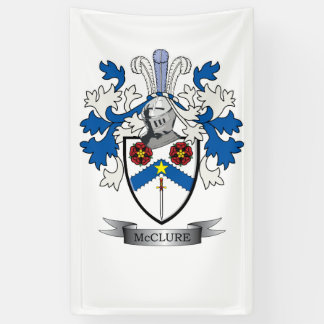 McClure Familienwappen-Wappen Banner