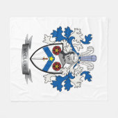 McClure Familienwappen-Wappen Fleecedecke (Vorderseite (Horizontal))