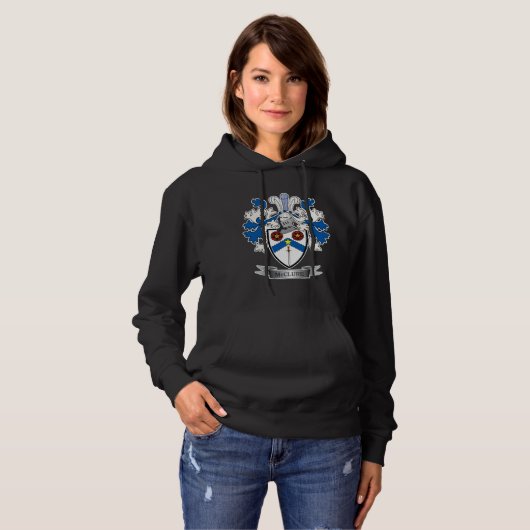 McClure Familienwappen-Wappen Hoodie (Vorne ganz)