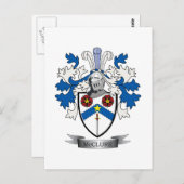 McClure-Familienwappen-Wappen Postkarte (Vorne/Hinten)