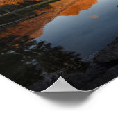 McClure Meadow Sunset Alpenglow - John Muir Trail Poster (Ecke)