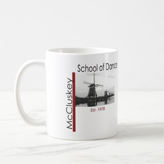 McCluskey Schule des Tanzes Kaffeetasse (Links)