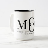 MCCO ZWEIFARBIGE TASSE (Vorderseite Links)