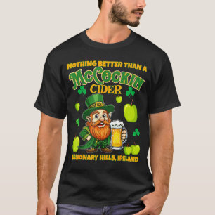 Mccockin Cider Mccain lustiger St. Patrick's Day H T-Shirt