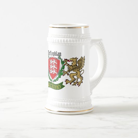 McCoghlan Irish Shield Bierglas (VorderseiteRechts)