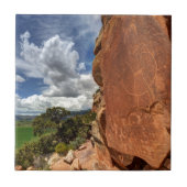 Mcconkie Ranch-Petroglyphe - Utah Fliese (Vorderseite)