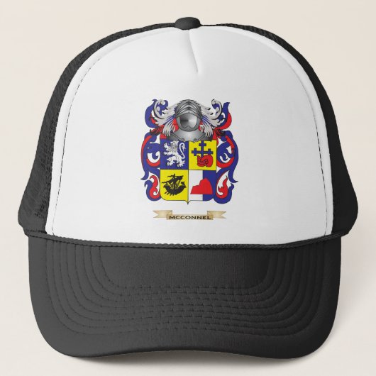 McConnel Wappen (Familienwappen) Truckerkappe (Vorderseite)