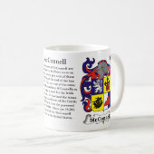 McConnell Familien-Wappen Tasse (VorderseiteRechts)