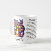 McConnell Familien-Wappen Tasse (Vorderseite Links)