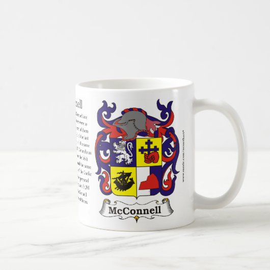 McConnell Familien-Wappen Tasse (Rechts)