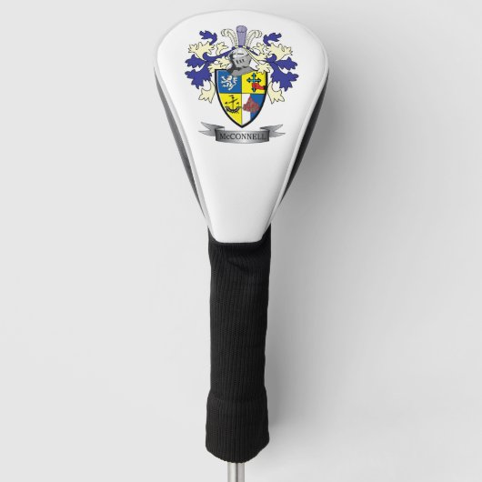 McConnell Familienwappen-Wappen Golf Headcover (Vorderseite)