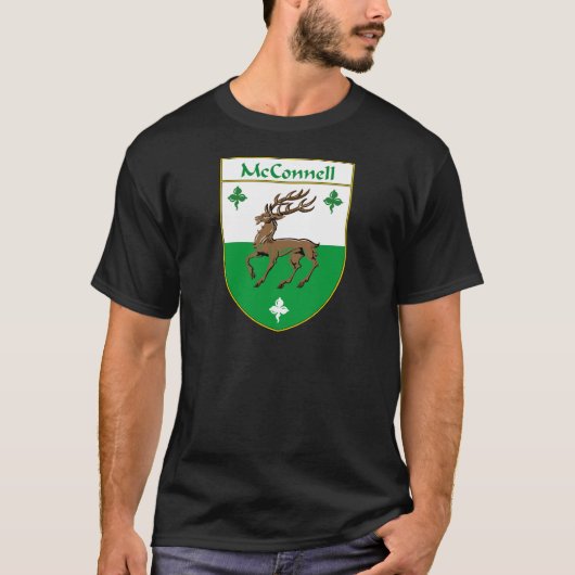 McConnell Wappen/Familienwappen T-Shirt (Vorderseite)