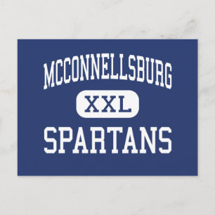 McConnellsburg - Spartans - High - McConnellsburg Postkarte