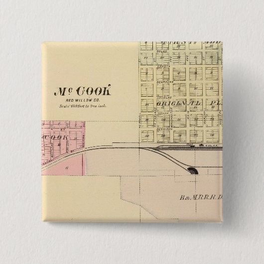 McCook, Nebraska Button (Vorderseite)