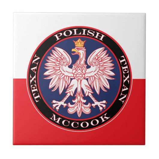 McCook Polnisch Texan Fliese (Vorderseite)