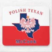 McCook Polnisch Texan Mousepad (Vorne)