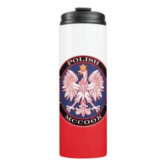 McCook Polnisch Texan Thermosbecher (Vorderseite)
