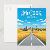 McCook USA Postkarte (Vorne/Hinten)