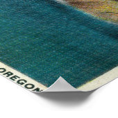 McCord Creed Falls auf dem Columbia River Poster (Ecke)