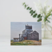 McCord Grain Elevator Post Card Postkarte (Stehend Vorderseite)