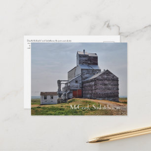 McCord Grain Elevator Post Card Postkarte