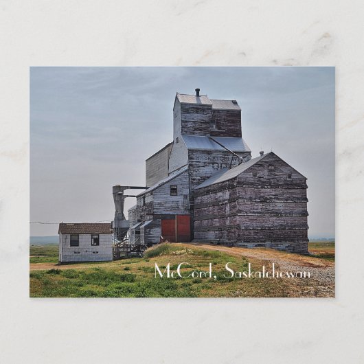 McCord Grain Elevator Post Card Postkarte (Vorderseite)