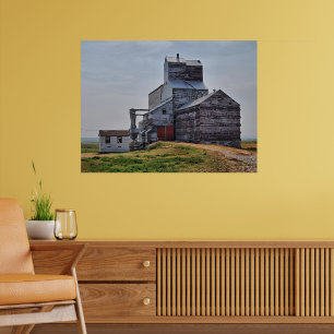 McCord Grain Elevator Poster Print