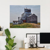 McCord Grain Elevator Poster Print (Heimbüro)