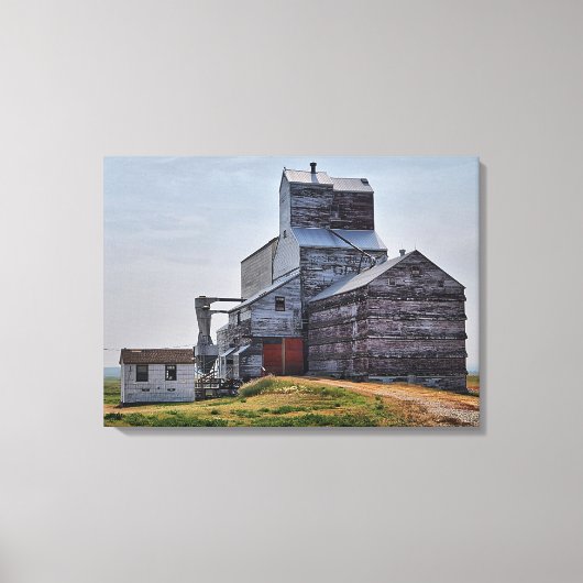 McCord Grain Elevator Stretch Canvas Print Leinwanddruck (Vorderseite)