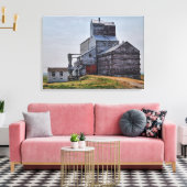McCord Grain Elevator Stretch Canvas Print Leinwanddruck (Insitu (Wohnzimmer))