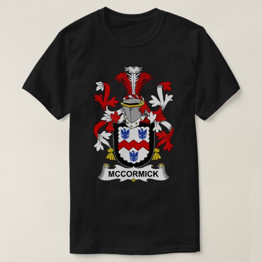 McCormick Coat of Arms Familienwappen T-Shirt (Design vorne)