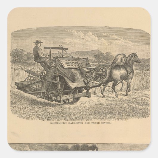 McCormick Company, Chicago, Illinois Quadratischer Aufkleber (Vorderseite)